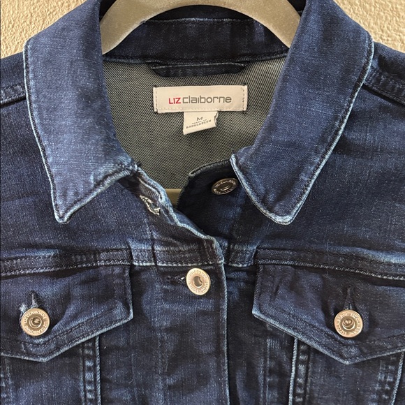 NEW. Dark Denim Jacket - Picture 3 of 4